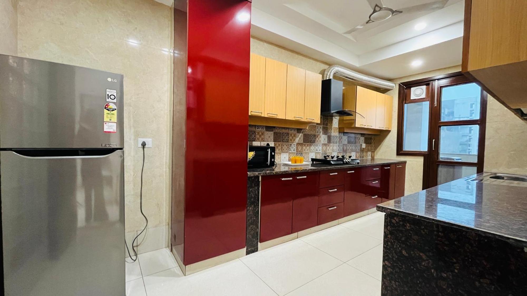 Olive Service Apartments - Golf Course Road Gurgaon Bagian luar foto