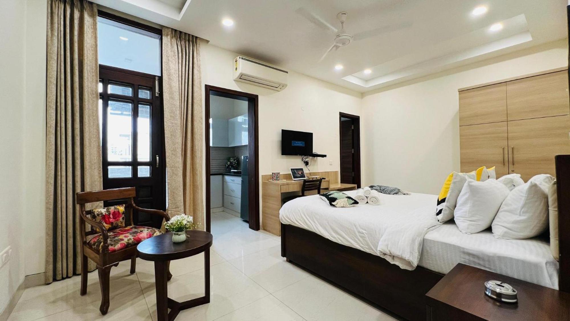 Olive Service Apartments - Golf Course Road Gurgaon Ruang foto