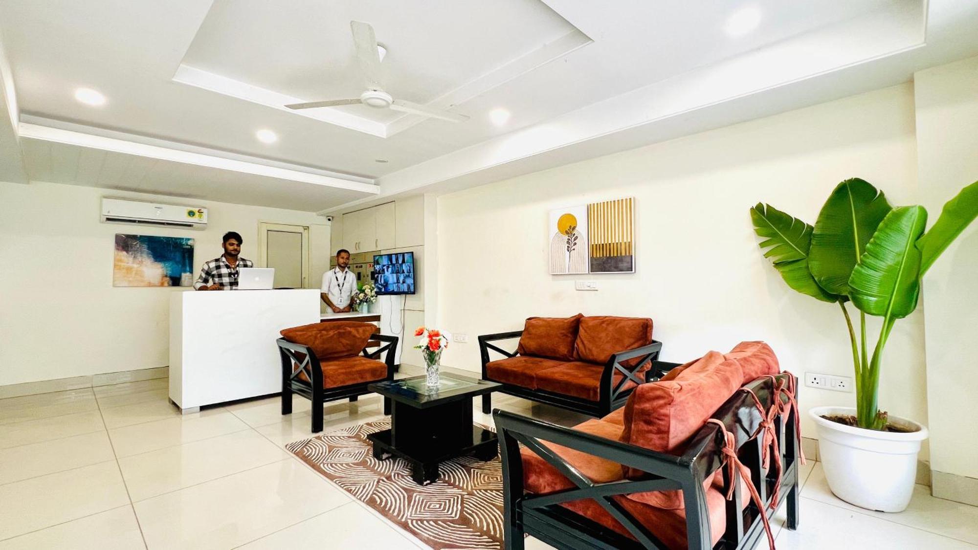 Olive Service Apartments - Golf Course Road Gurgaon Bagian luar foto